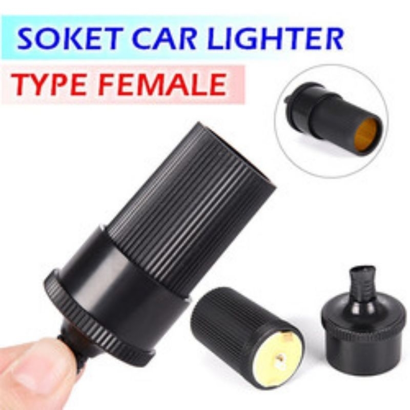 Colokan Soket Female Lighter Mobil
