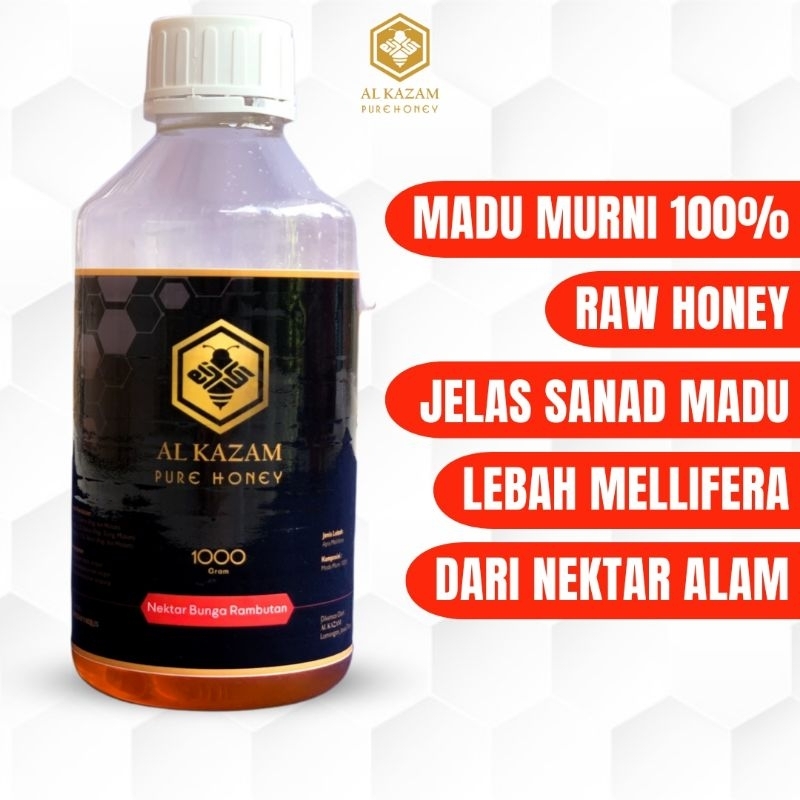 

Madu Bunga Rambutan Apis Melifera Asli Murni 1Kg