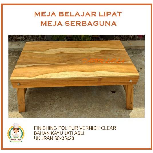 Meja Laptop Lipat / Meja Belajar Lipat / Meja Lipat Minimalis / Meja Serbaguna / meja kerja