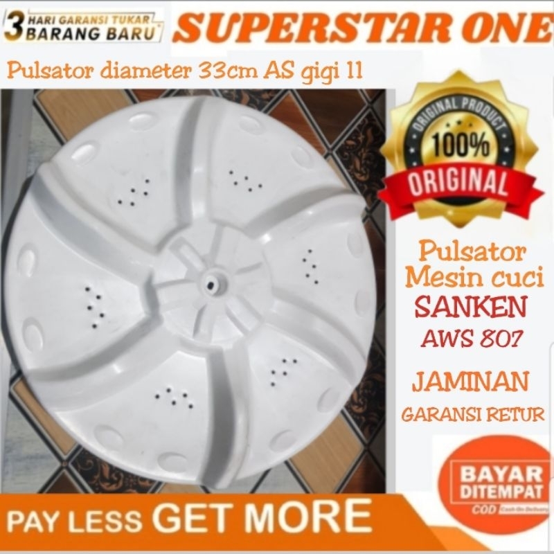 PULSATOR SANKEN AWS 807/AW S807 MESIN CUCI PULSATOR