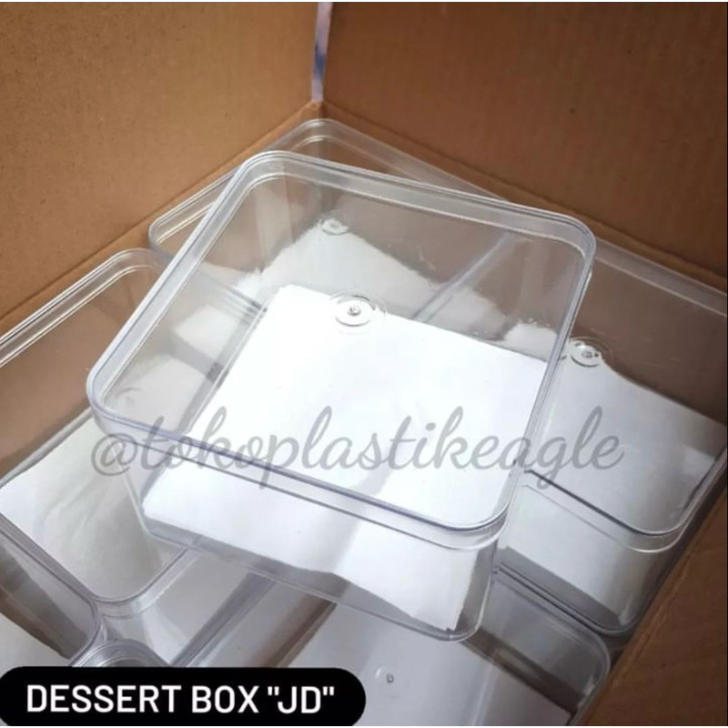 [1 lusin] Dessert Box JD / Toples Kotak JD