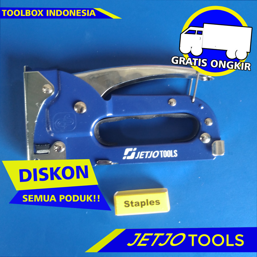 

STAPLES TEMBAK/ STAPLES GUN/ 4-8MM/6-14MM JETJO TOOLS /LAKONI PRO !!!!