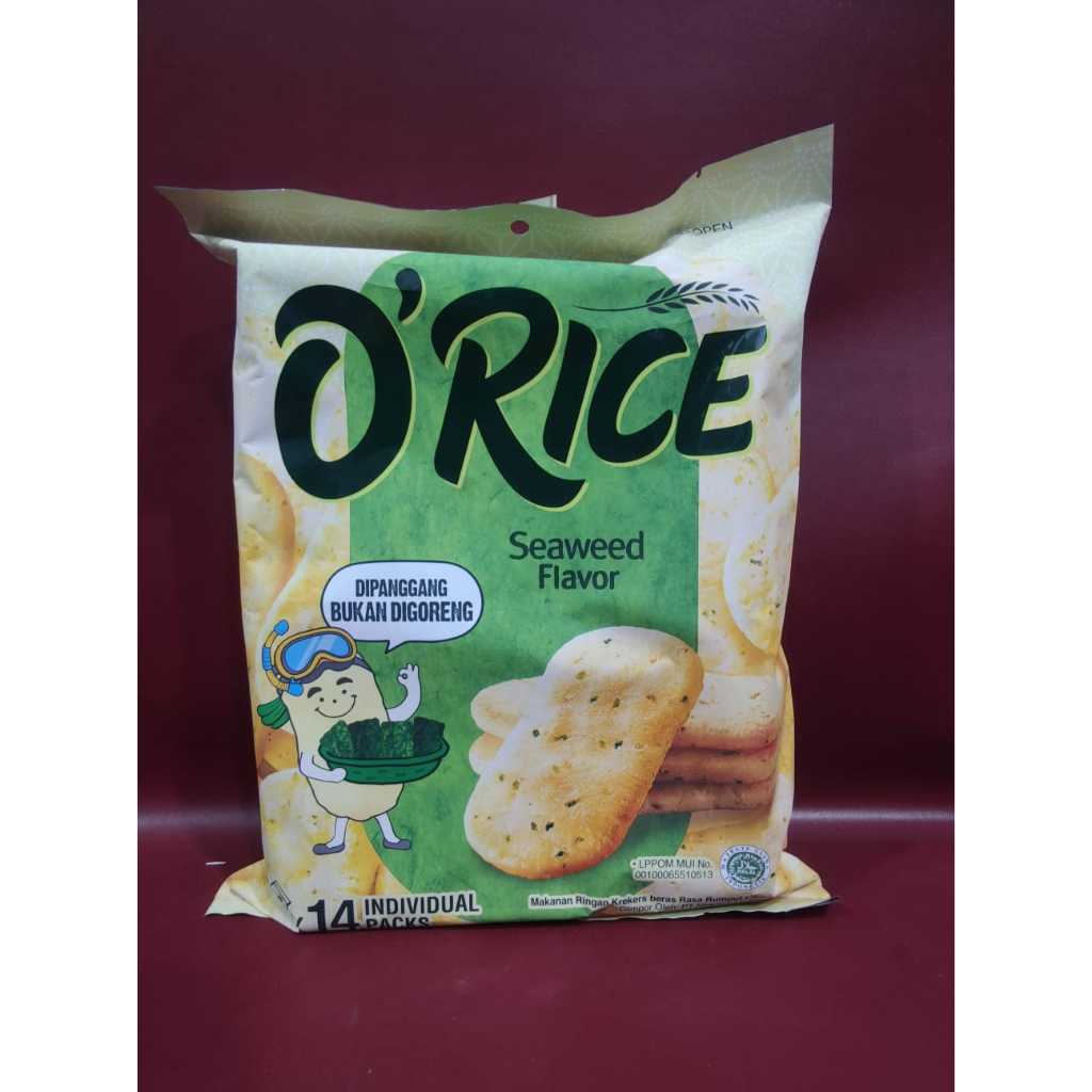 

Delfi Orion O'Rice Seaweed Flavor Isi 14Pcs Per Pack 120g