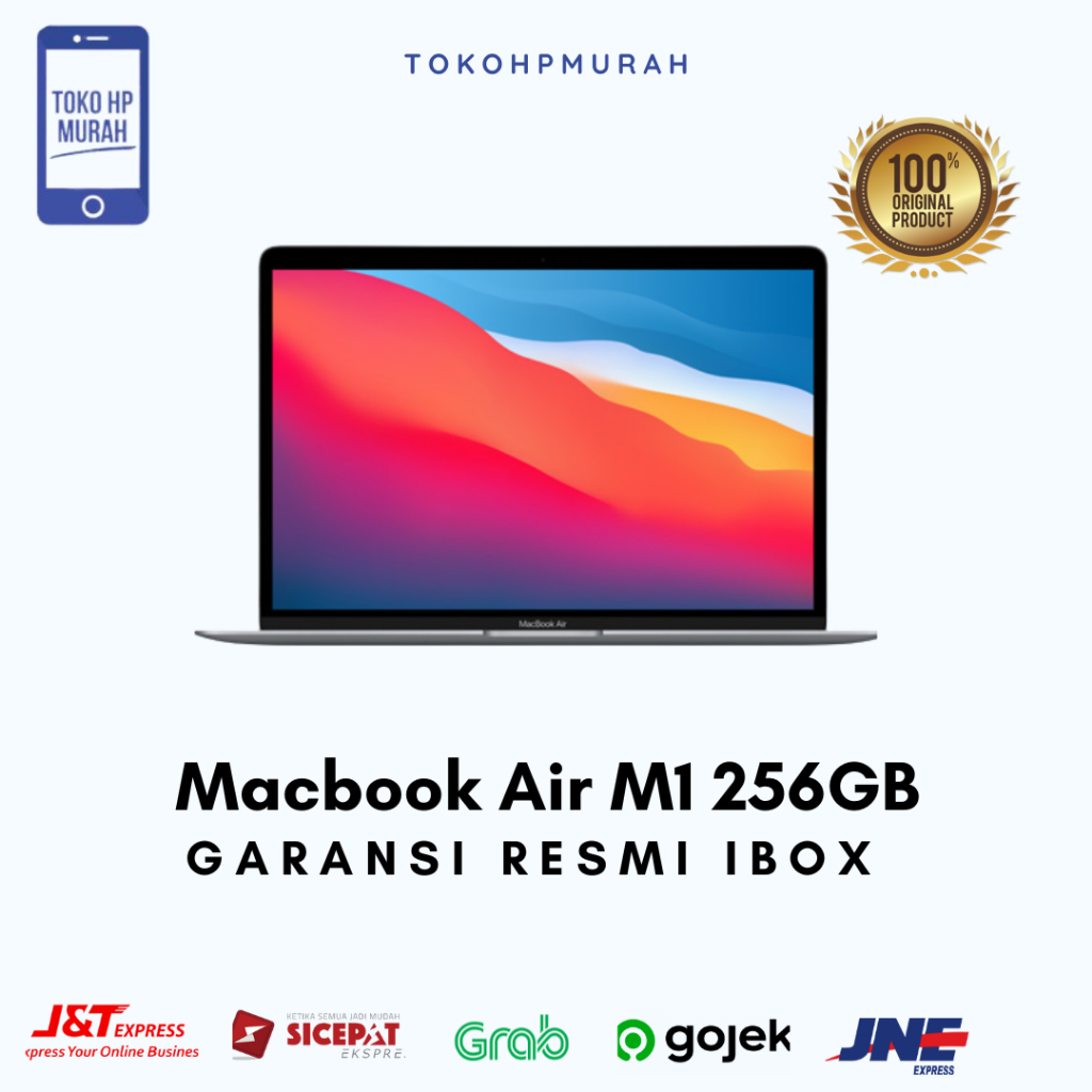 MACBOOK AIR 2020 M1 CHIP 256GB RAM 8GB Garansi RESMI