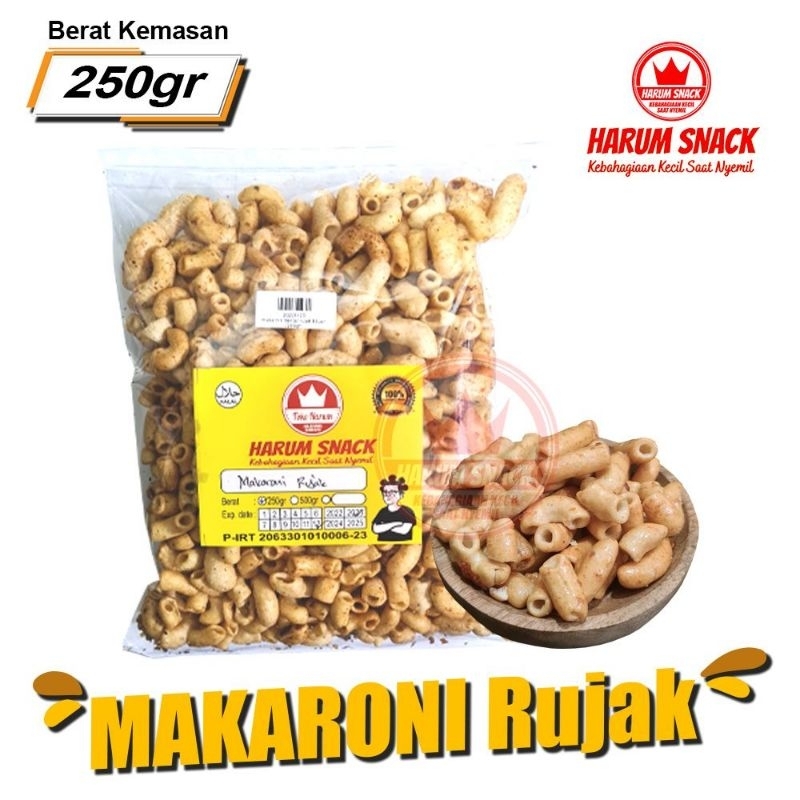 

MAKARONI BANTAT RASA RUJAK 250 gram [Harum Snack Official]