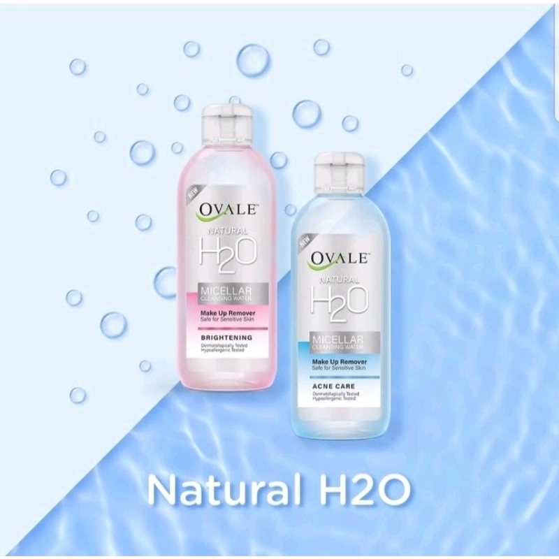 Ovale natural H20 micellar cleansing water