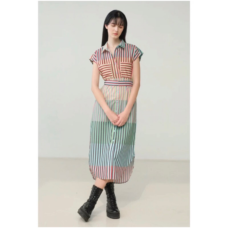 Kyrra x Cathy Sharon Lou Mimosa Shirt Dress