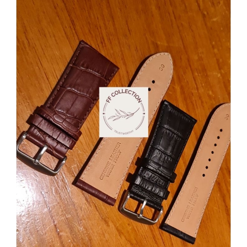 FF COLLECTION LEATHER HANDMADE ORIGINAL Tali Jam Tangan Kulit Pria Wanita UNIVERSAL AC Strap Expedit