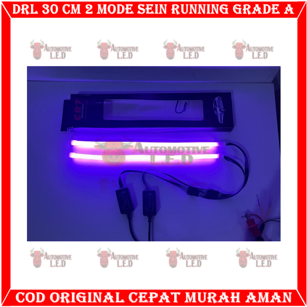 ORIGINAL ALIS SEIN RUNNING DRL FLEKSBIEL RUNNING 30 CM 2 MODE RUNNING SEN | DRL GRADE A SEN RUNNING CR7