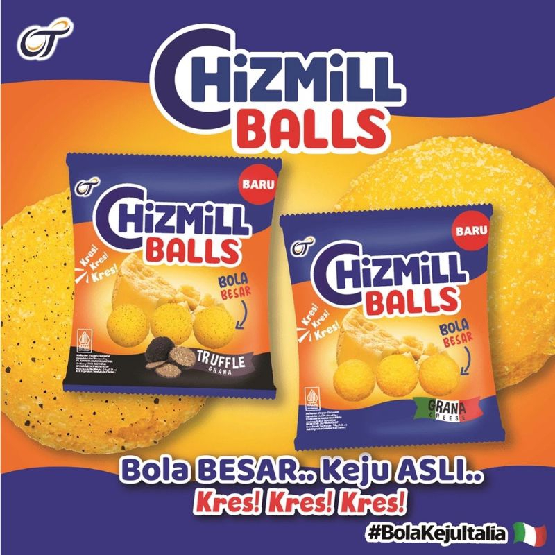 

CHIZMIL BALL TRUFFLE GRANA & GRANA CHEESE 16 G