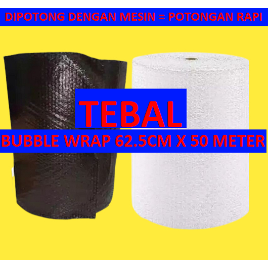 

BUBBLEWRAP 60CM X 50M MURAH TEBAL PROMO SHOPEE