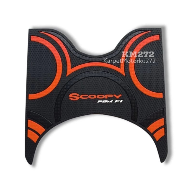 karpet motor Honda Scoopy Fi 2013 - 2023 aksesoris Honda premium