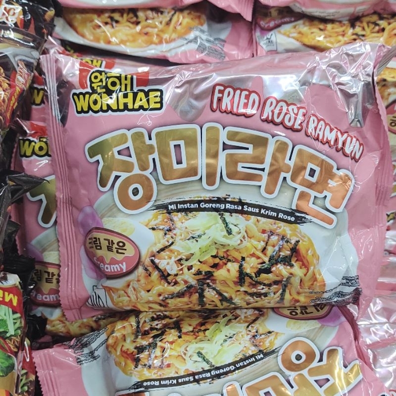 wonhae fried rose ramyun 120gr