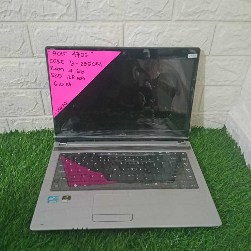 ACER 4752 CORE I3-2350M RAM 4GB SSD 128GB NVIDIA 610M