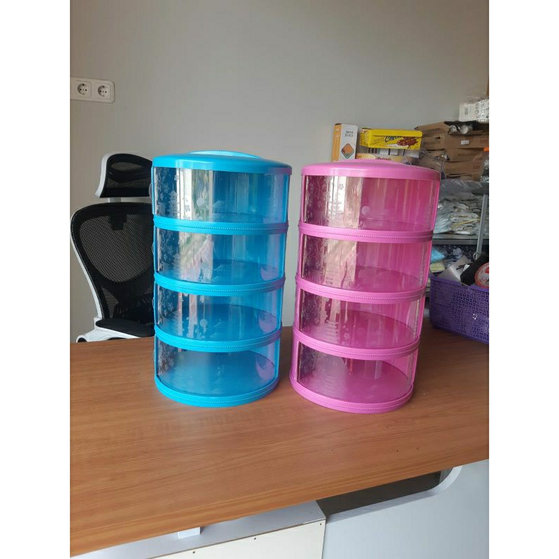 Tudung Saji 4 Susun Motif Sakura Jepang