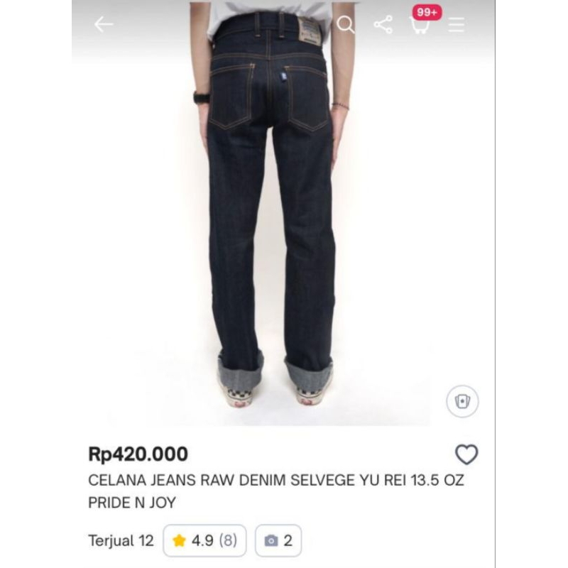 DENIM PNJ YU REI 13,5 OZ SOLD
