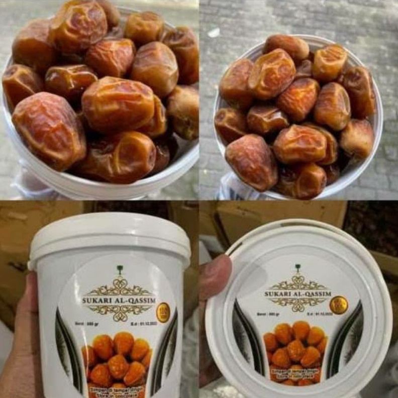 

Grosiran Murah Kurma Sukari Ember 850 Gr Premium Dates - Ajwa Madina Ember Premium 850gr Original Kurma Sukari Ember Murni Sukari Timbah Kurma Tunisia Ember 850 gram Kurma Barari Ember 850 gr Kurma Tunisia Madu 850 gr !!