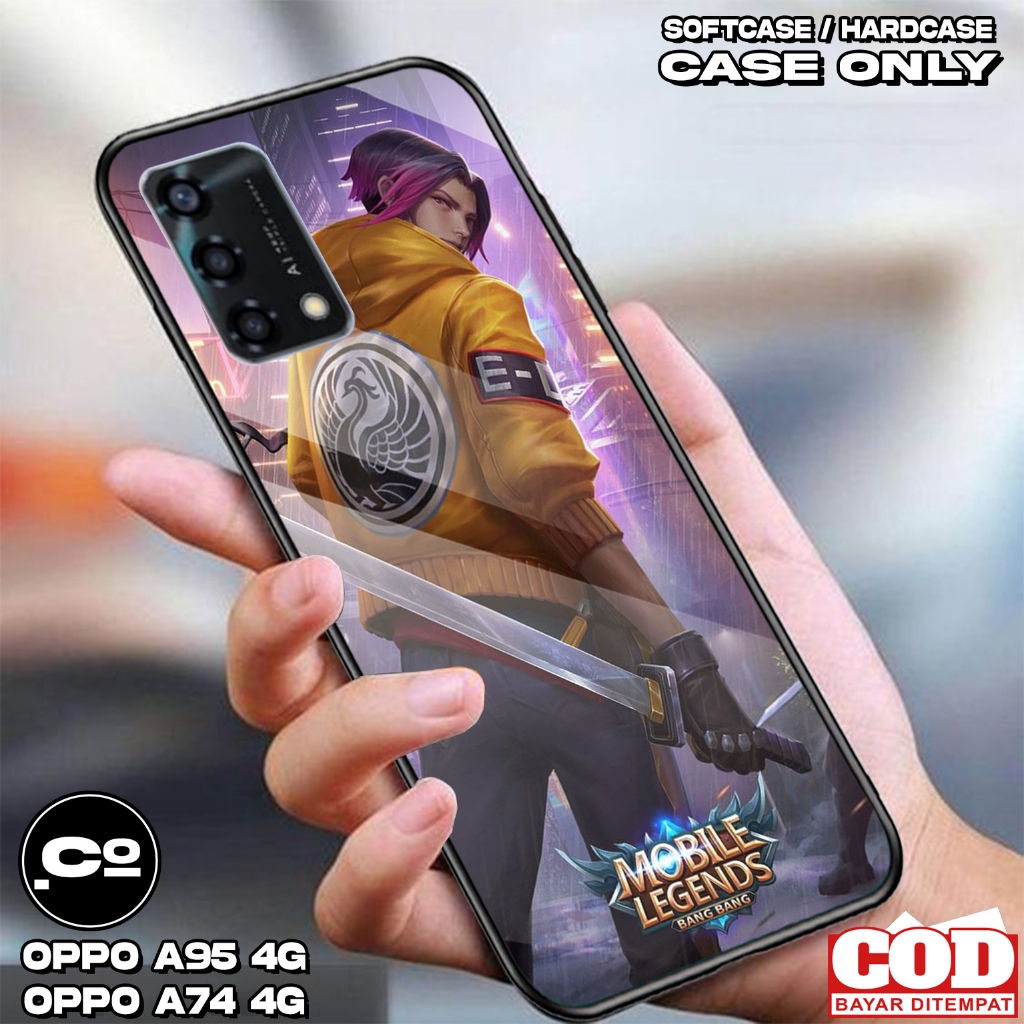 Case OPPO A95 4G / OPPO A74 4G - Casing OPPO A95 4G / OPPO A74 4G  [ MLB ] Silikon OPPO A95 4G / OPP