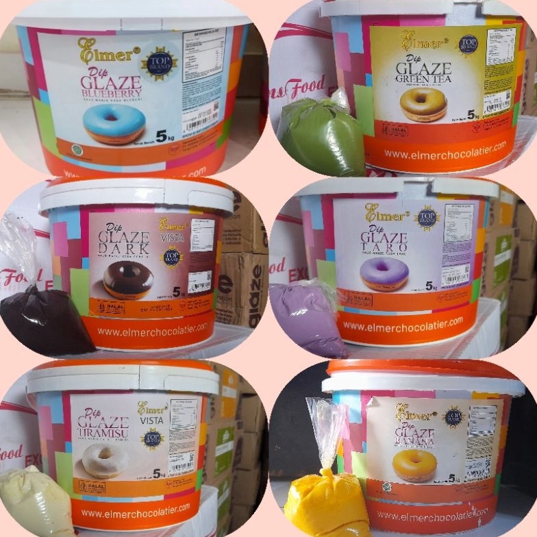 

➻ GLAZE ELMER REPACK 250 GR Readystock ♬