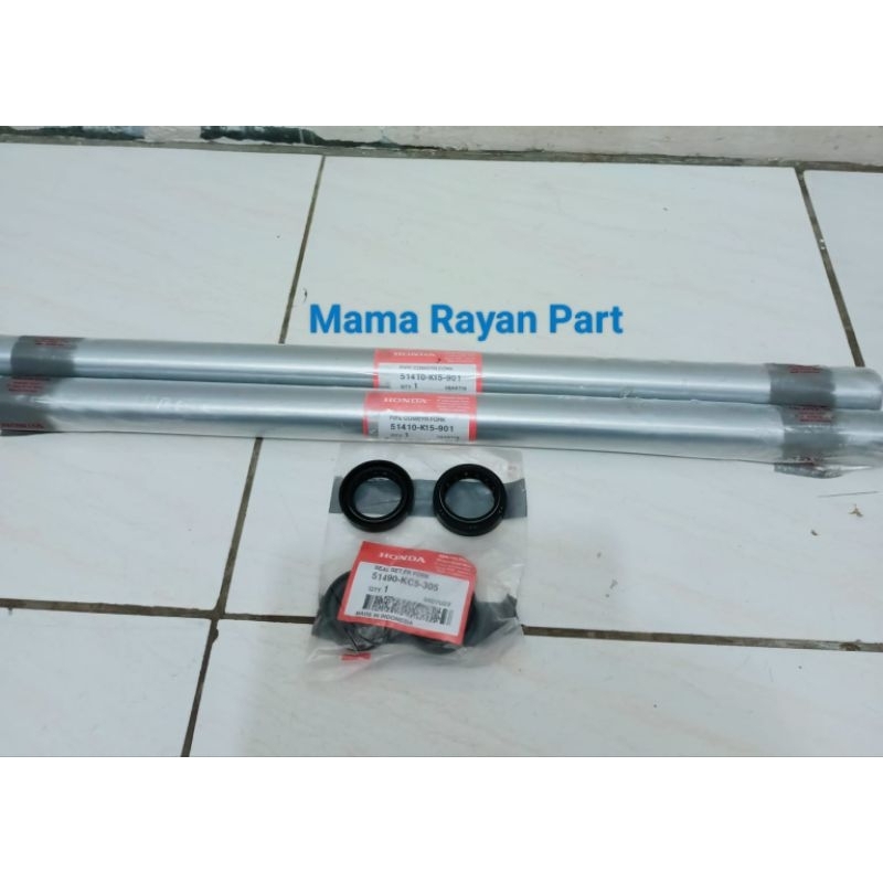 As Shock depan pipa suling-suling Honda CBR150 OLD CB 150 Lama tutup Drat K15