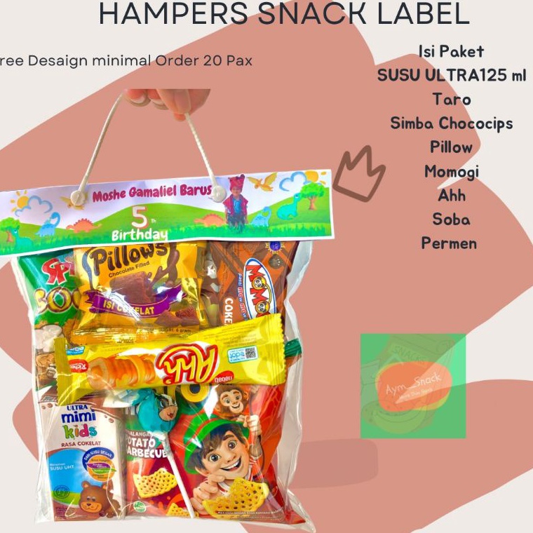 

MODEL XSZ060 HAMPERS ULANG TAHUN LABEL KARAKTER CUSTOM PAKET ULANG TAHUN LABEL PAKET SNACK ULTAH LABEL MURAH