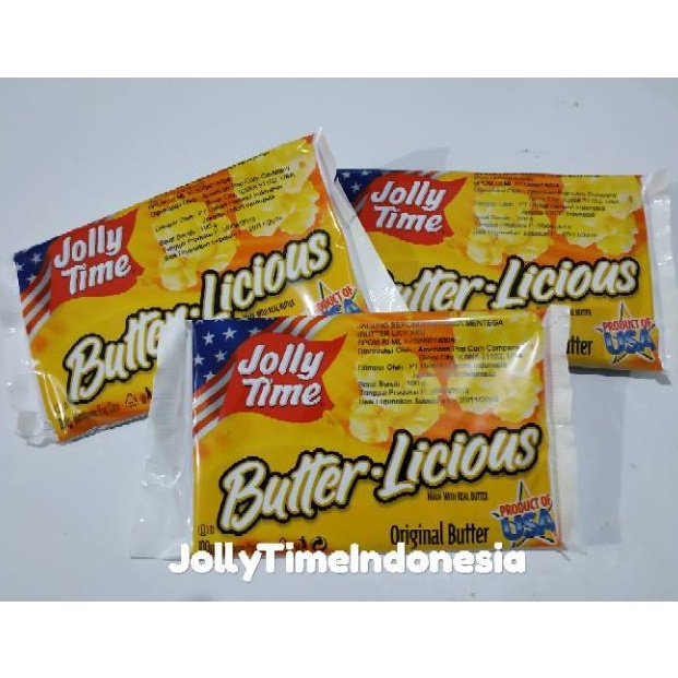 

RWK Jolly Time Popcorn Butter Licious Product Of USA ✯Harga Murah