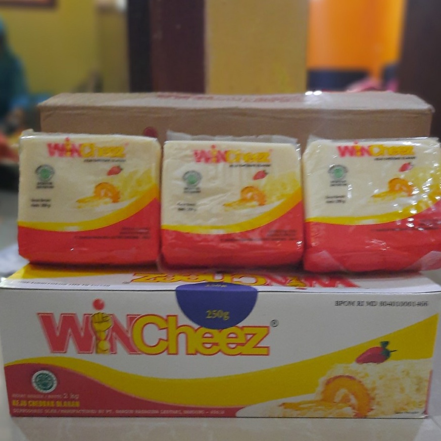 

[✪X50➢] Keju wincheez isi 8 x 250 gram , cheese cheddar blok 250gr box [54]
