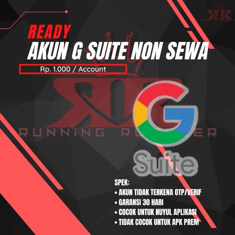 Email G Suite Non Sewa Garansi 1 Bulan