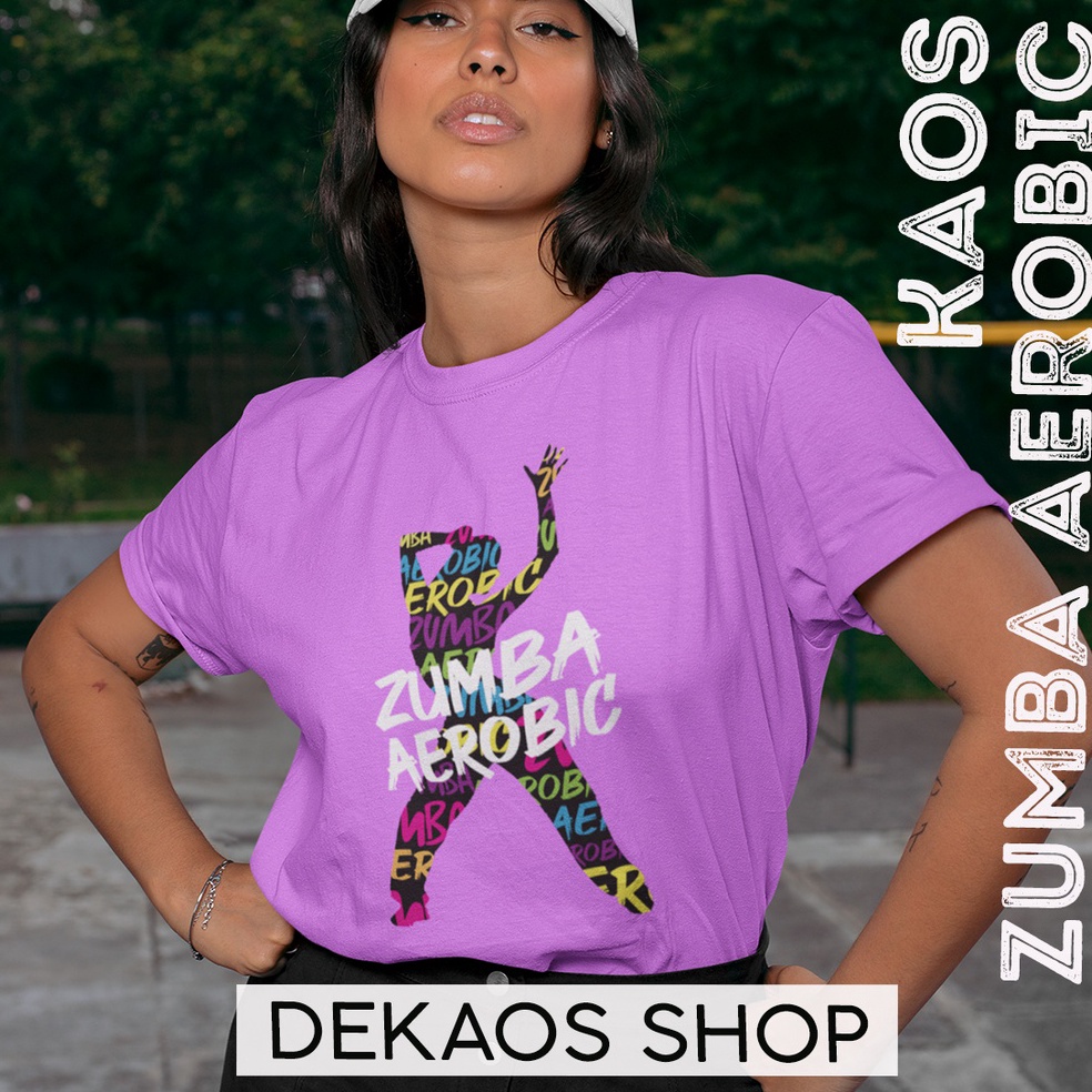 BOOMING BAJU SENAM AEROBIC ZUMBA WANITA TERBARU / KAOS AEROBIC WANITA / BAJU SENAM JUMBO / BAJU ZUMB