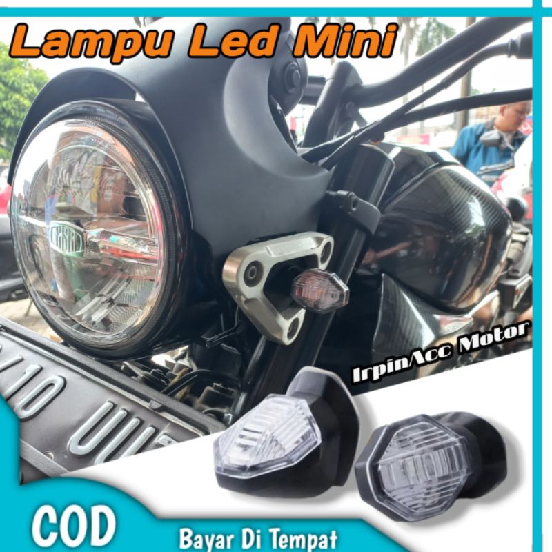Lampu Sen Led XSR Mini Sen Kedip Sen Led Pendek Yamaha XSR Led Kuning