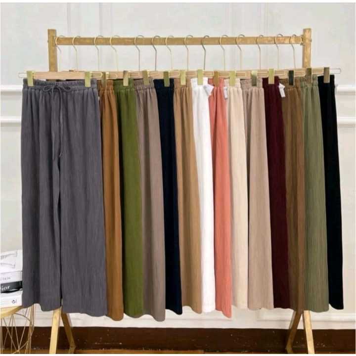 Celana Kulot Plisket Lidi || Kulot Lidi || PLisket Lidi || Celana Plisket
