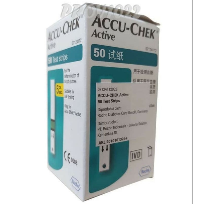 Accu Check Active test Strip / Strip Accu Check isi 50 Strip