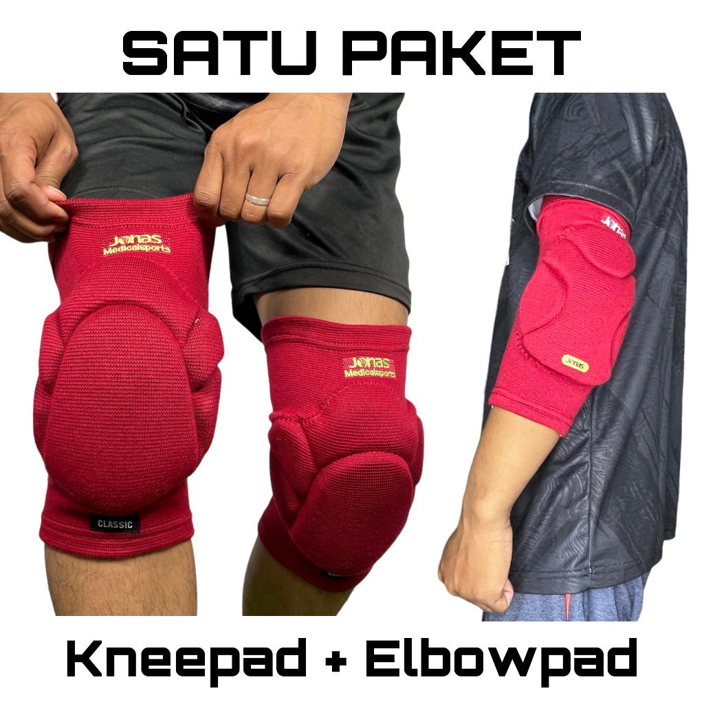 Kneepad Futsal Jonas V2 Knee pad Elbow pad deker pelindung lutut kiper futsal merah pink original