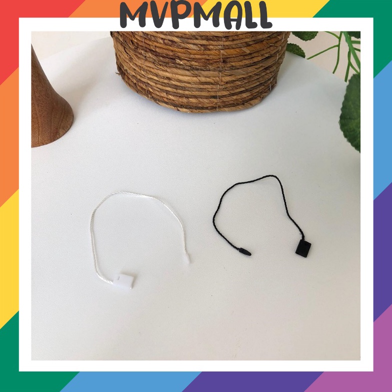 

Murah.. [1000 PCS] Tali Hangtag Tali Hitam dan Putih Premium Hang Tag Label Baju EWA