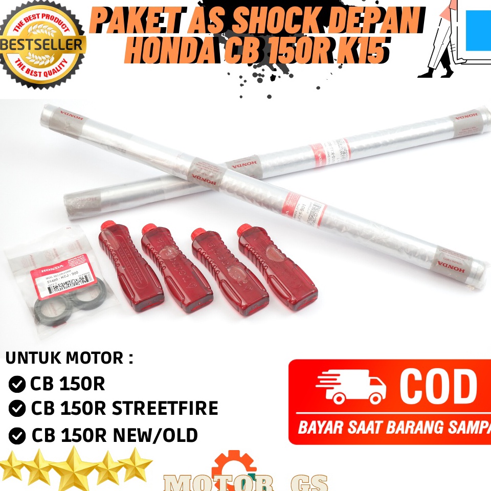 TERPERCAYA AS SHOCK DEPAN CRUN - AS SOK CB 150 R - Paket Komplit As Shock Sok Breaker Depan Honda CB