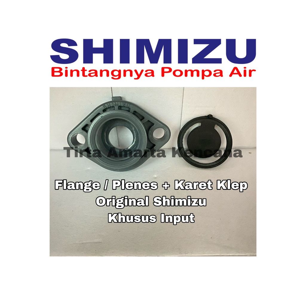 Plenes Pompa Air + Karet Klep Tabok Original Shimizu