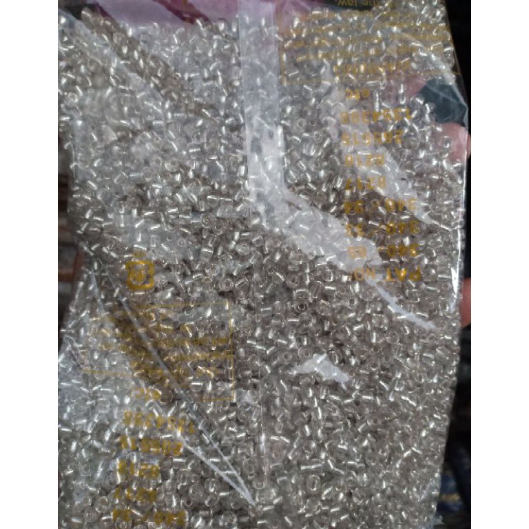 Serbuu payet pasir 6o(4mm) silver perak