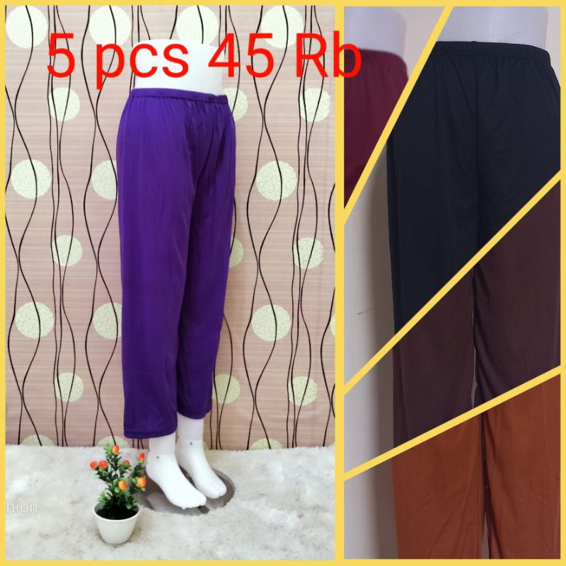 5 pcs Celana Panjang Sot wanita harga 45 rb Clana  lejing panjang los cewe remaja dewasa dan ibu2 da