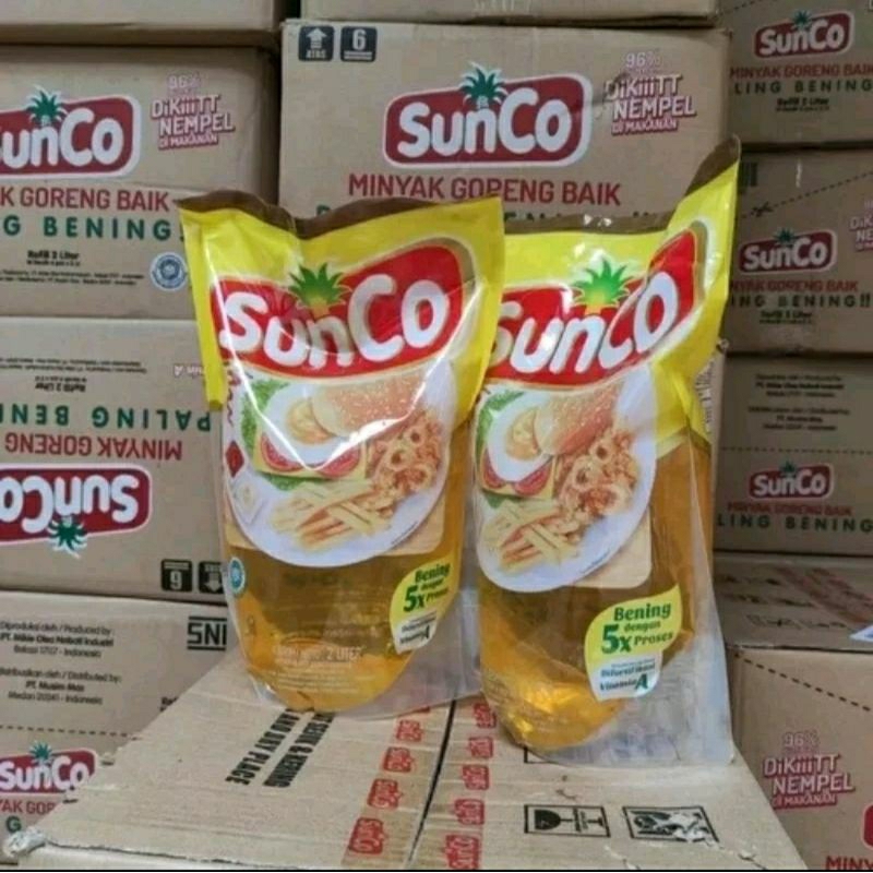 

Minyak Goreng SUNCO 2L 1dus(6pcs)