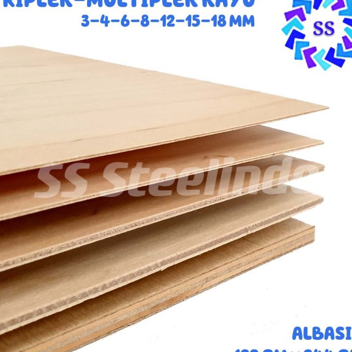 𝓁 TRIPLEK-MULTIPLEK (3MM 4MM 6MM 8MM 12MM 15MM 18MM) ALBA DAN MELAMIN PUTIH-BIRU ⇝