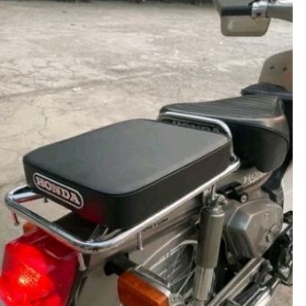 jok belakang custom, motor c70 ples supercup,P x L,27x25