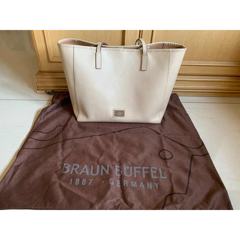 BRAUN BUFFEL TOTE BAG ORIGINAL - PRELOVED 80%