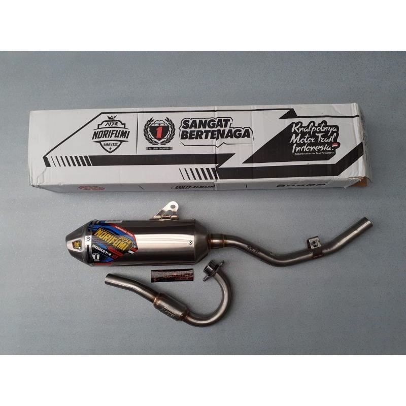 Knalpot Norifumi Rocket 4 klx140 Klx 140 original