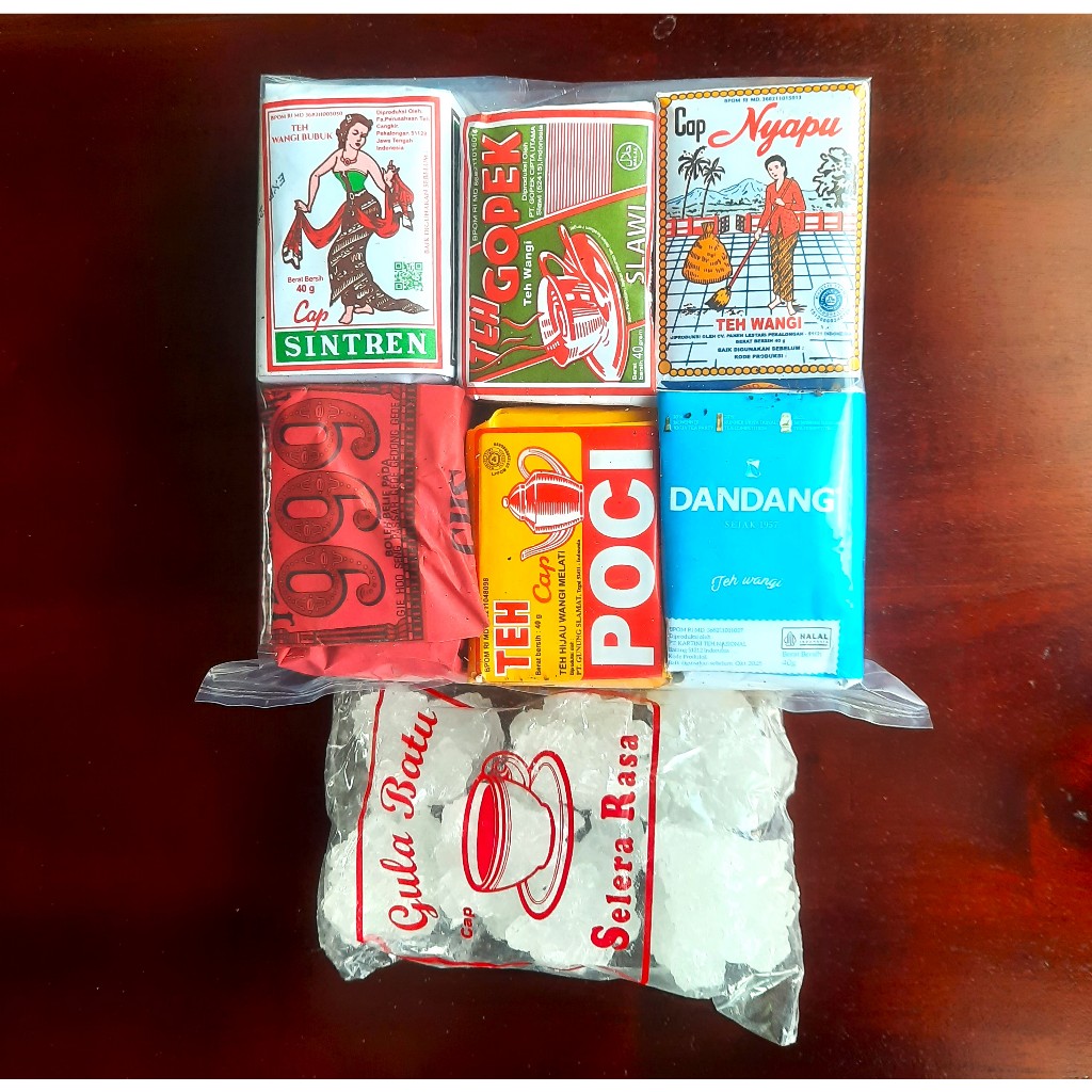 

Paket Teh Solo Isi 6 Gula Batu Premium 250Gr