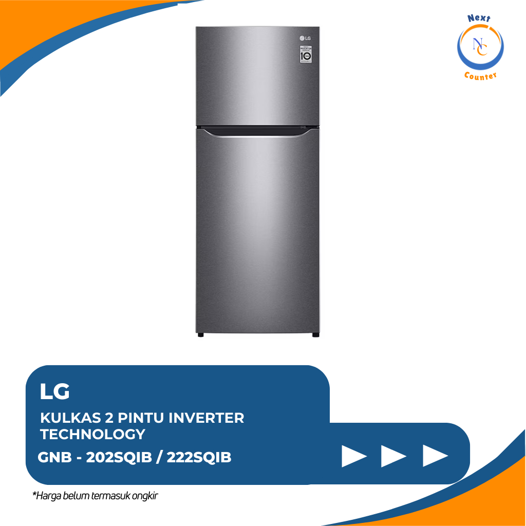 KULKAS LG GNB 202SQIB 222SQIB 202 SQIB 222 SQIB