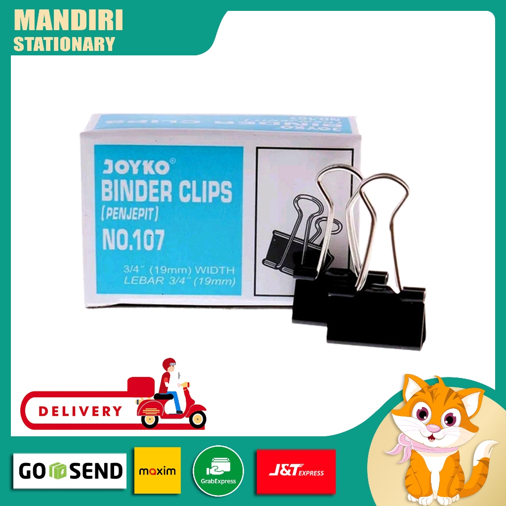 

Binder Clips Joyko No.107 / 19mm