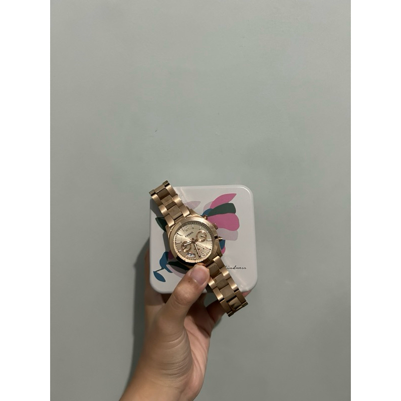 preloved jam tangan fossil wanita