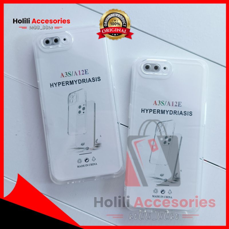 CASE BENING OPPO A3s/A5 A12E C1 MODEL MEWAH ELEGANT AntI gores blue anti gores bening Anti gores spy