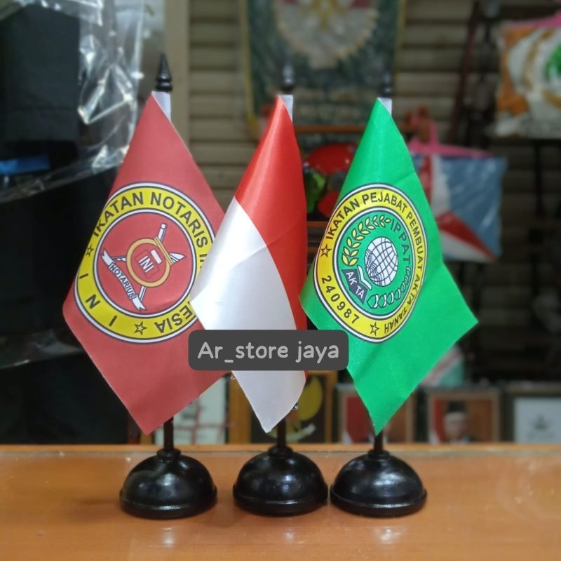 bendera IPPAT bendera ikatan notaris Indonesia bendera indonesia