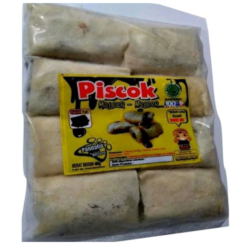 

Piscok Meler Pisang Coklat Pandafio Isi 8